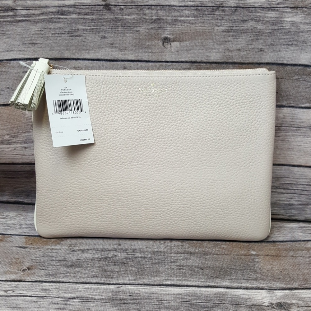 NEW Kate Spade Chester Street Gia Clutch Large